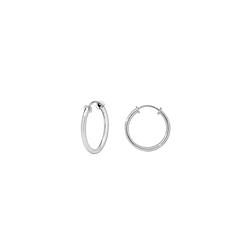 Earrings in White Gold 18k