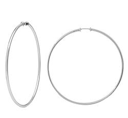 Earrings in White Gold 18k