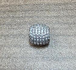 Pendant in White Gold 18k with Cubic Zirconia