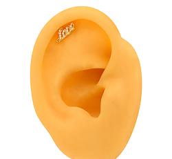 Piercing in Yellow Gold 18k with Cubic Zirconia