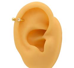 Piercing in Yellow Gold 18k with Cubic Zirconia