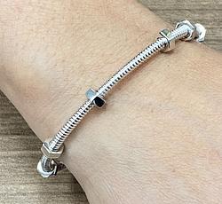 Bracelet in White Gold 18k