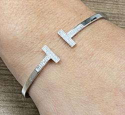 Bracelet in White Gold 18k with Cubic Zirconia