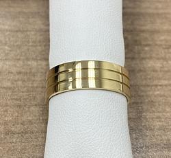 Wedding Band in Yellow Gold 18k