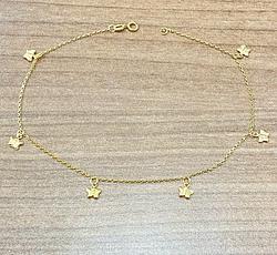 Anklet in Yellow Gold 18k