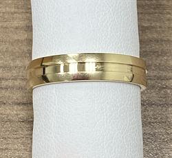 Wedding Band in Yellow Gold 18k