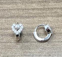 Piercing in White Gold 18k with Cubic Zirconia