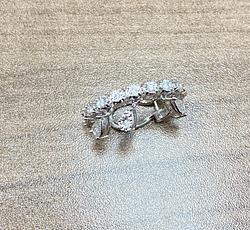 Piercing in White Gold 18k with Diamond