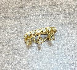 Piercing in Yellow Gold 18k with Diamond