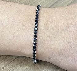 Bracelet in White Gold 18k with Cubic Zirconia