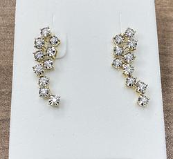 Earrings in Yellow Gold 18k with Diamond