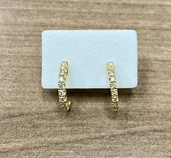 Earrings in Yellow Gold 18k with Diamond