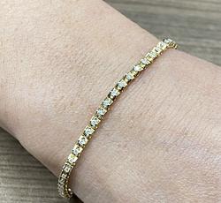 Bracelet in Yellow Gold 18k with Diamond