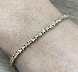 Bracelet in Yellow Gold 18k with Diamond