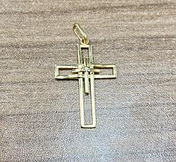 Pendant in Yellow Gold 18k with Cubic Zirconia