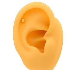 Piercing in Yellow Gold 18k with Cubic Zirconia