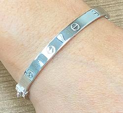 Bracelet in White Gold 18k