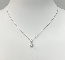 Necklace in White Gold 18k with Cubic Zirconia